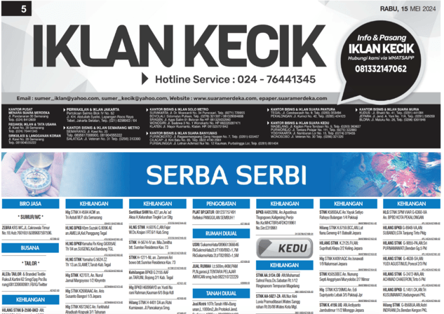 Pasang Iklan Suara Merdeka